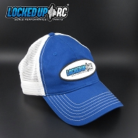 LURC Hat - Royal Blue / White - 6 Panel Unstructured Low Profile Mesh Back