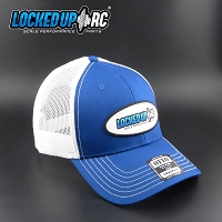 LURC Hat - Royal Blue / White - 6 Panel Structured Low Profile Mesh Back